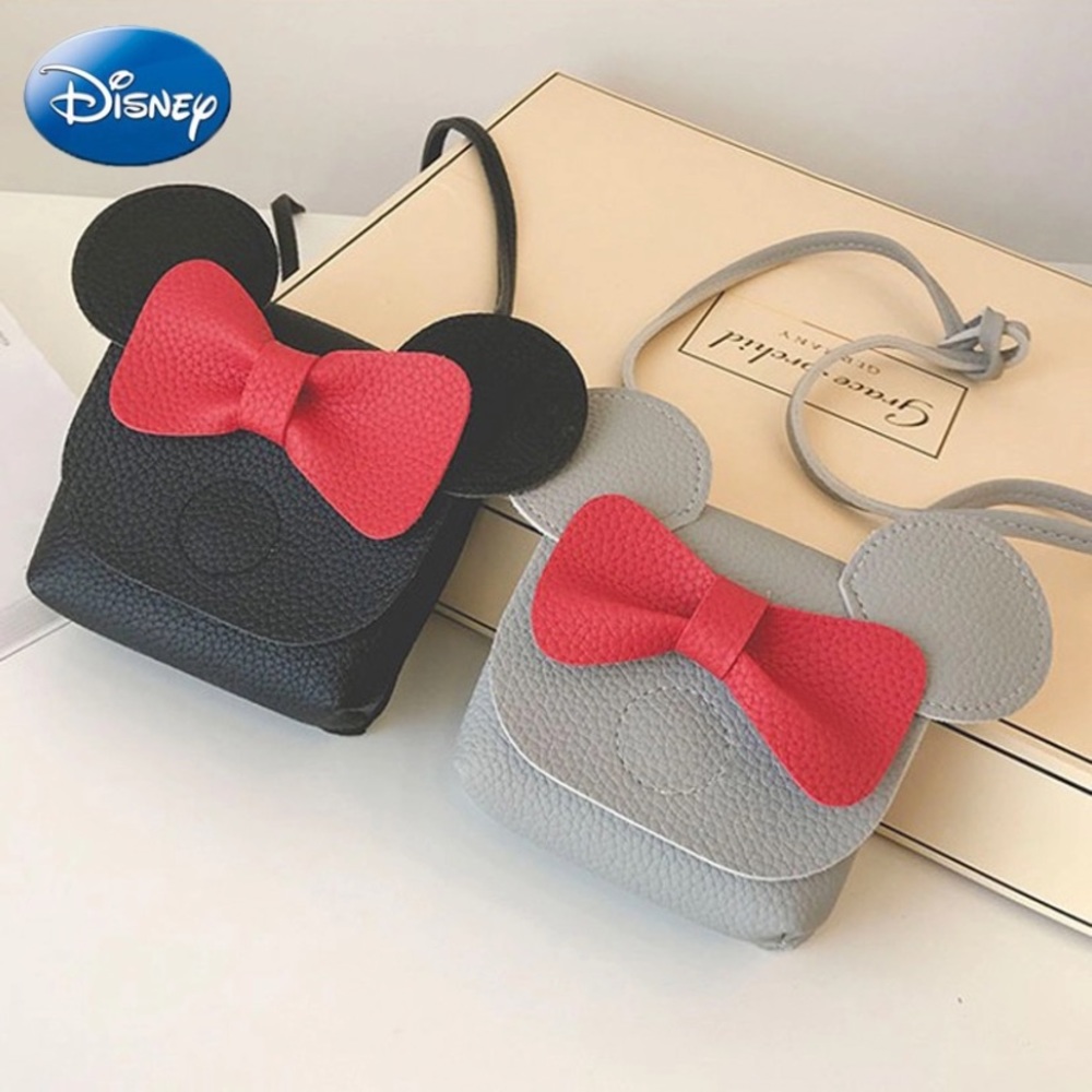 Minnie Mouse Kids Bag Black & Grey Available.
